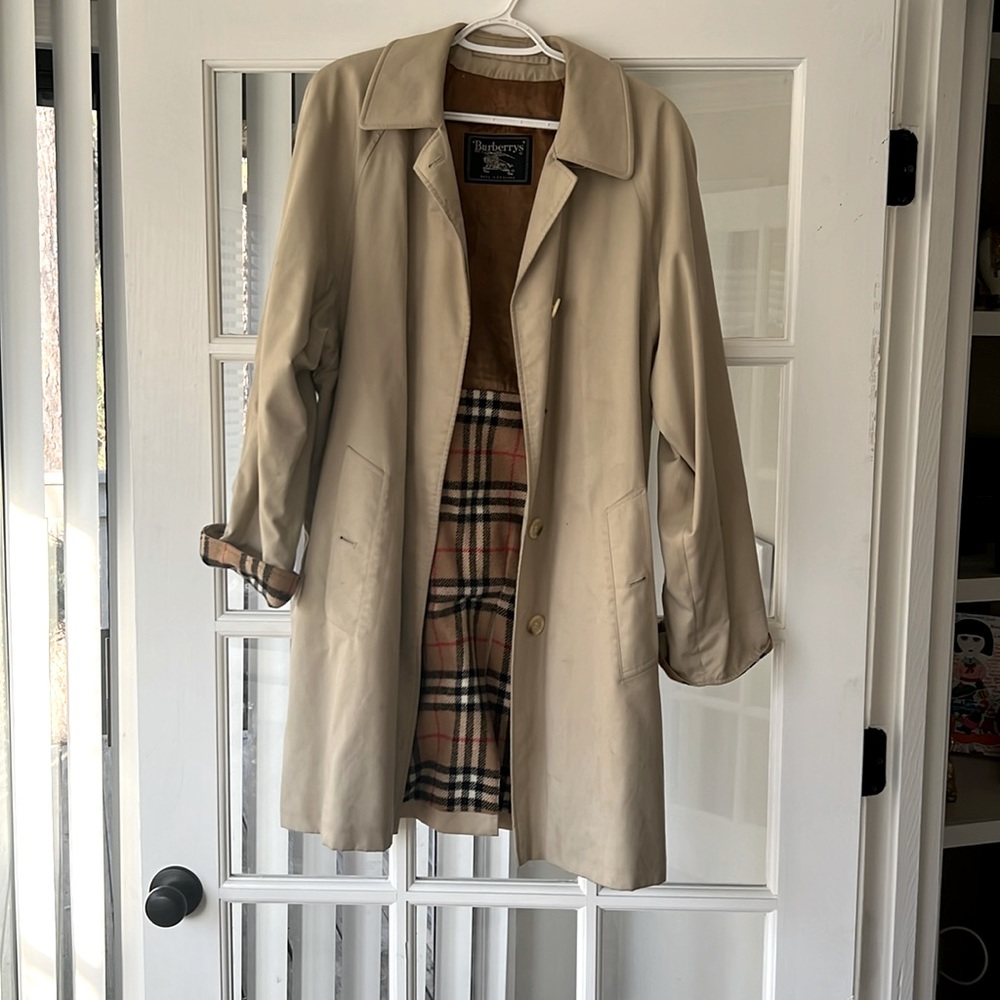 Tan Burberry Coat